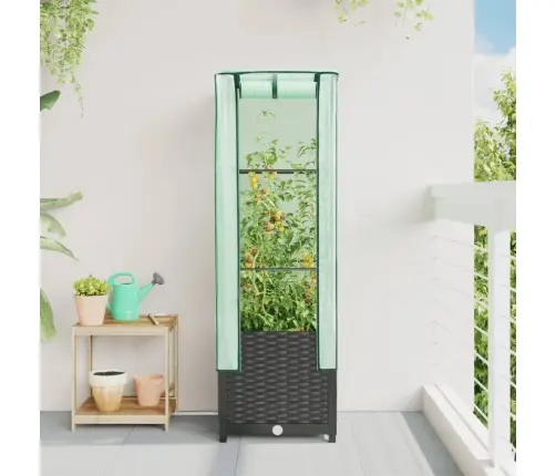 Paaugstināta Puķu Kaste Ar Pārsegu, 40X40X139 Cm Vidaxl