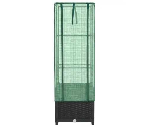 Paaugstināta Puķu Kaste Ar Pārsegu, 40X40X139 Cm Vidaxl