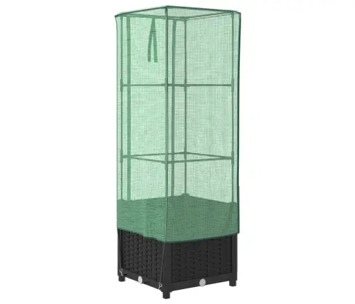 Paaugstināta Puķu Kaste Ar Pārsegu, 40X40X139 Cm Vidaxl