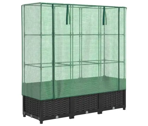 Paaugstināta Puķu Kaste Ar Pārsegu, 120X40X138 Cm Vidaxl