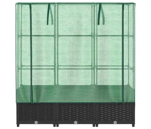 Paaugstināta Puķu Kaste Ar Pārsegu, 120X40X138 Cm Vidaxl