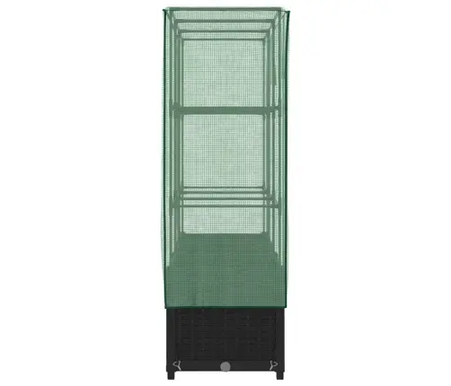 Paaugstināta Puķu Kaste Ar Pārsegu, 120X40X138 Cm Vidaxl