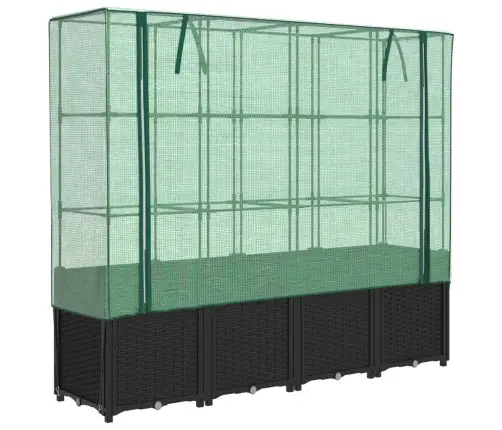 Paaugstināta Puķu Kaste Ar Pārsegu, 160X40X153 Cm Vidaxl