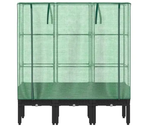 Paaugstināta Puķu Kaste Ar Pārsegu, 120X40X140 Cm Vidaxl