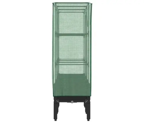 Paaugstināta Puķu Kaste Ar Pārsegu, 120X40X140 Cm Vidaxl