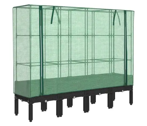 Paaugstināta Puķu Kaste Ar Pārsegu, 160X40X140 Cm Vidaxl