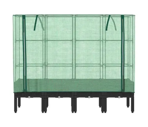 Paaugstināta Puķu Kaste Ar Pārsegu, 160X40X140 Cm Vidaxl