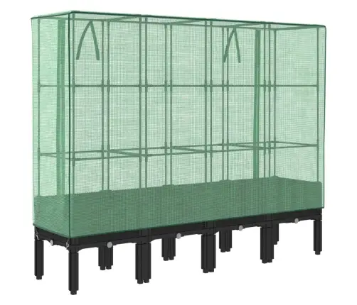 Paaugstināta Puķu Kaste Ar Pārsegu, 160X40X140 Cm Vidaxl