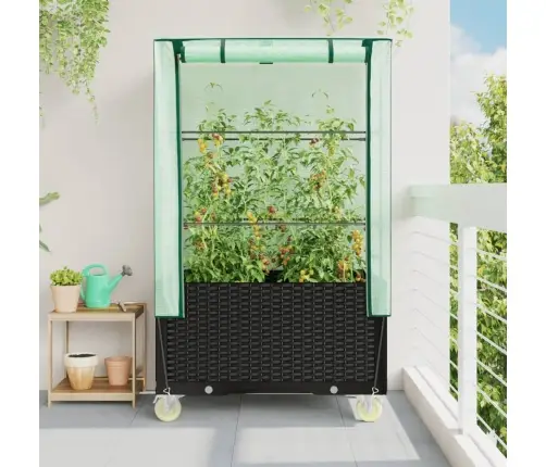 Pakelta Lysvė Su Uždangalu Ir Ratukais, 80X50X182Cm