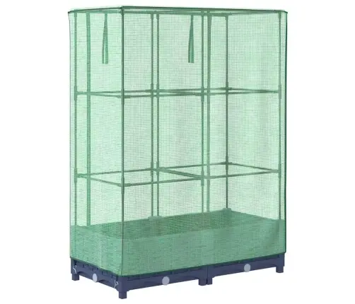 Paaugstināta Puķu Kaste Ar Pārsegu, 80X40X123 Cm Vidaxl