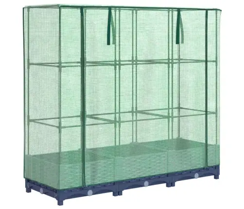 Paaugstināta Puķu Kaste Ar Pārsegu, 120X40X123 Cm Vidaxl