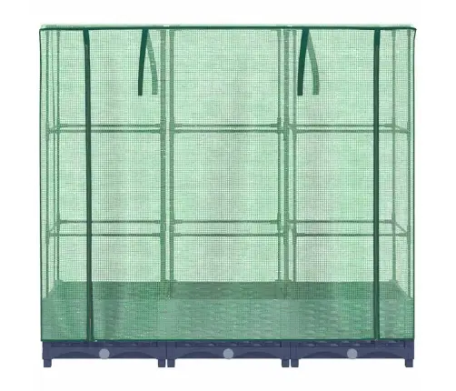 Paaugstināta Puķu Kaste Ar Pārsegu, 120X40X123 Cm Vidaxl