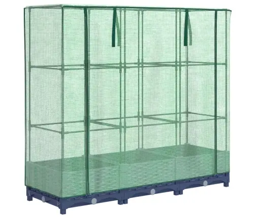 Paaugstināta Puķu Kaste Ar Pārsegu, 120X40X123 Cm Vidaxl