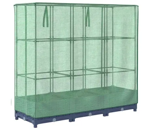 Paaugstināta Puķu Kaste Ar Pārsegu, 120X40X123 Cm Vidaxl