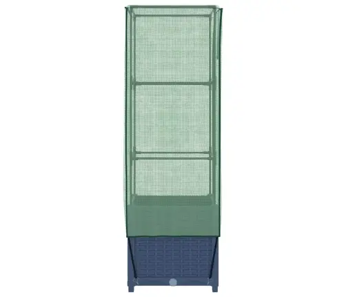 Paaugstināta Puķu Kaste Ar Pārsegu, 40X40X139 Cm Vidaxl