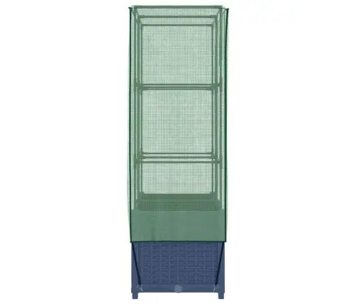 Paaugstināta Puķu Kaste Ar Pārsegu, 80X40X138 Cm Vidaxl