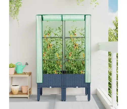 Pakelta Lysvė Su Šiltnamio Dangčiu, 80X40X140Cm