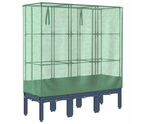 Paaugstināta Puķu Kaste Ar Pārsegu, 120X40X140 Cm Vidaxl