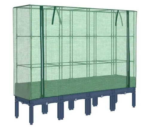 Paaugstināta Puķu Kaste Ar Pārsegu, 160X40X140 Cm Vidaxl