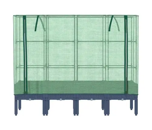 Paaugstināta Puķu Kaste Ar Pārsegu, 160X40X140 Cm Vidaxl