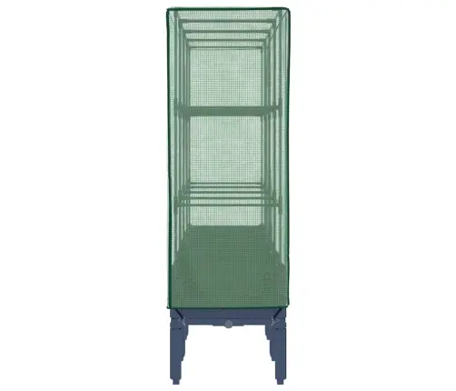 Paaugstināta Puķu Kaste Ar Pārsegu, 160X40X140 Cm Vidaxl