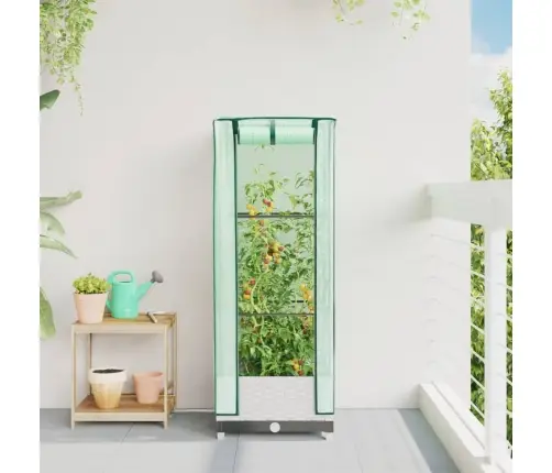 Paaugstināta Puķu Kaste Ar Pārsegu, 40X40X123 Cm Vidaxl