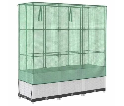 Paaugstināta Puķu Kaste Ar Pārsegu, 120X40X138 Cm Vidaxl