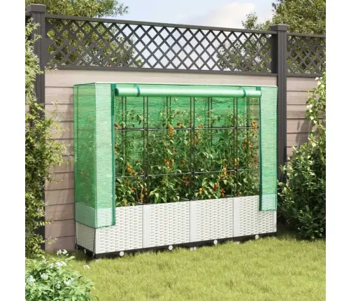 Paaugstināta Puķu Kaste Ar Pārsegu, 160X40X138 Cm Vidaxl