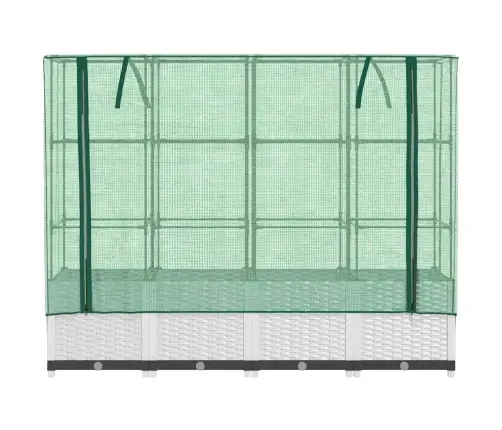 Paaugstināta Puķu Kaste Ar Pārsegu, 160X40X138 Cm Vidaxl