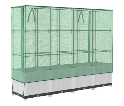 Paaugstināta Puķu Kaste Ar Pārsegu, 160X40X138 Cm Vidaxl