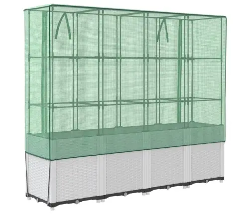 Paaugstināta Puķu Kaste Ar Pārsegu, 160X40X153 Cm Vidaxl