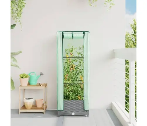 Pakelta Lysvė Su Šiltnamio Dangčiu, 40X40X123Cm