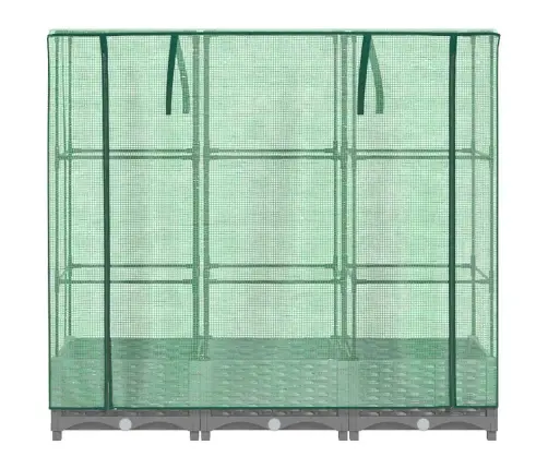 Paaugstināta Puķu Kaste Ar Pārsegu, 120X40X123 Cm Vidaxl