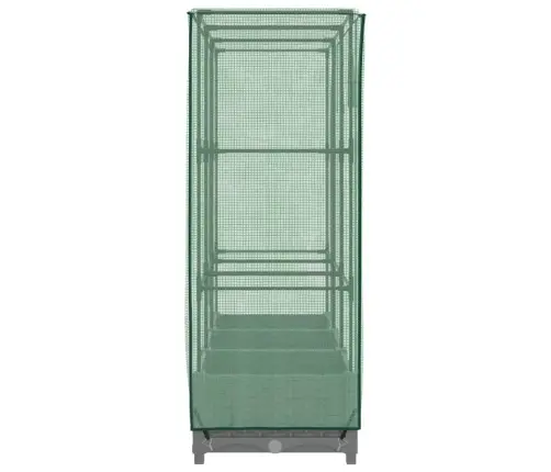 Paaugstināta Puķu Kaste Ar Pārsegu, 120X40X123 Cm Vidaxl