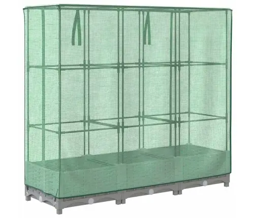 Paaugstināta Puķu Kaste Ar Pārsegu, 120X40X123 Cm Vidaxl