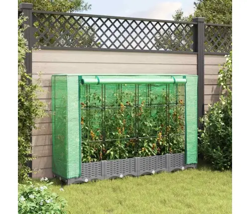 Pakelta Lysvė Su Šiltnamio Dangčiu, 160X40X123Cm