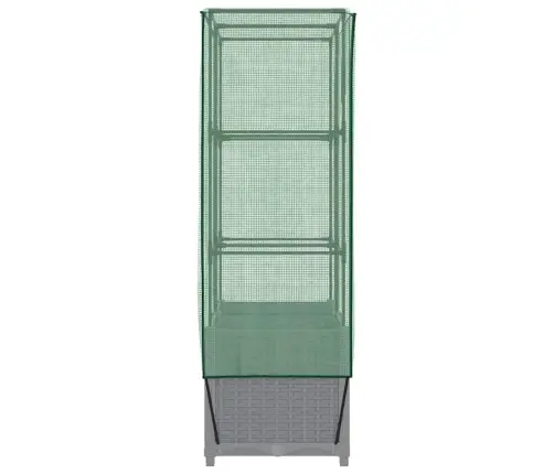 Paaugstināta Puķu Kaste Ar Pārsegu, 80X40X138 Cm Vidaxl