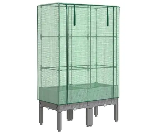 Paaugstināta Puķu Kaste Ar Pārsegu, 80X40X140 Cm Vidaxl