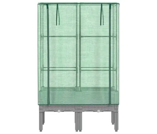 Paaugstināta Puķu Kaste Ar Pārsegu, 80X40X140 Cm Vidaxl