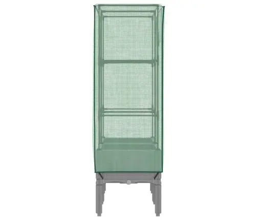 Paaugstināta Puķu Kaste Ar Pārsegu, 80X40X140 Cm Vidaxl