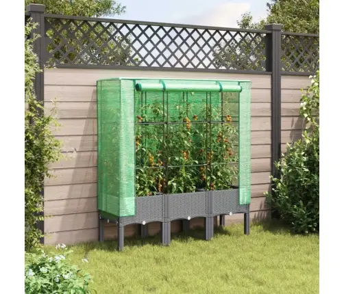 Pakelta Lysvė Su Šiltnamio Dangčiu, 120X40X140Cm