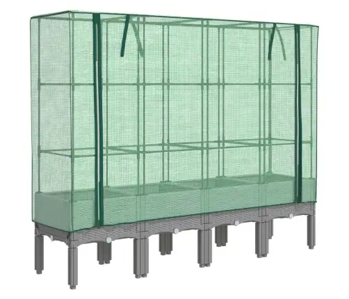 Taimekast Kasvuhoonekattega, Rotangi Välimus, 160 X 40 X 140 Cm