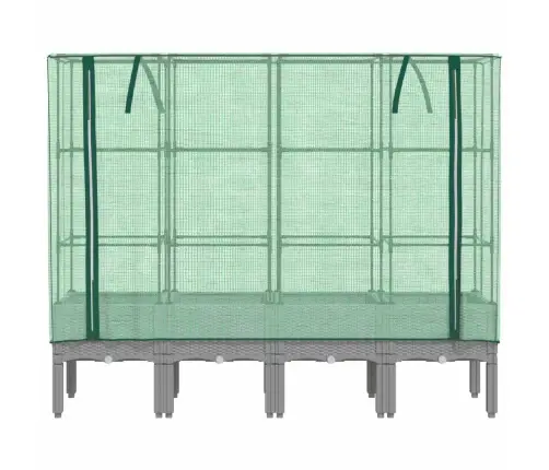 Taimekast Kasvuhoonekattega, Rotangi Välimus, 160 X 40 X 140 Cm