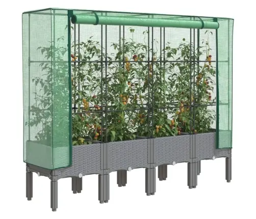 Taimekast Kasvuhoonekattega, Rotangi Välimus, 160 X 40 X 140 Cm