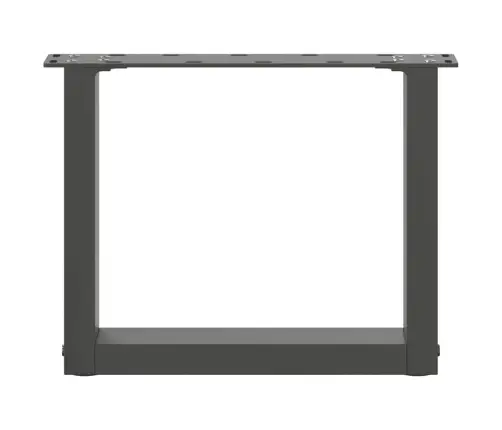 Kafijas Galdiņa Kājas, 2 Gab., U-Veida, Antracīta Krāsā, 30X(30-31) Cm, Tērauds Vidaxl
