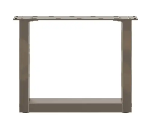 Kafijas Galdiņa Kājas, 2 Gab., U-Veida, Dabīgs Tērauds, 40X(30-31) Cm Vidaxl