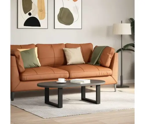 Kohvilaua Jalad U-Kujulised 2 Tk Mustad 50 X (30-31) Cm Terasest