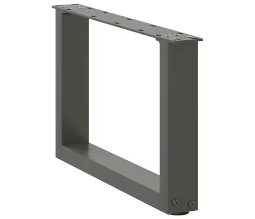 Kafijas Galdiņa Kājas, 2 Gab., U-Veida, Antracīta Krāsā, 50X(30-31) Cm, Tērauds Vidaxl