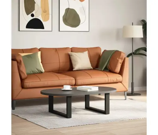 Kafijas Galdiņa Kājas, 2 Gab., U-Veida, Melnas, 60X(30-31) Cm, Tērauds Vidaxl