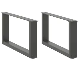 Kohvilaua Jalad U-Kujulised 2 Tk, Antratsiithall, 70 X (30-31) cm Teras